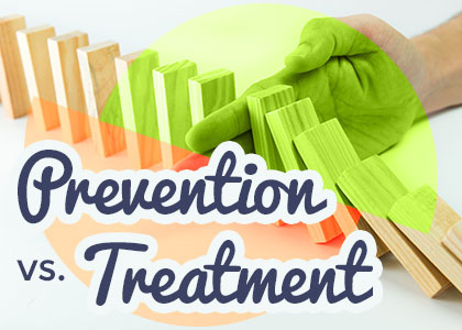 Spring, TX dentists at Spring Creek Dentistry compares prevention vs. treatment of oral health problems.